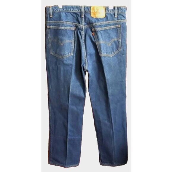 Vintage Mens Levi's Jeans 517 38x30 0217 Raw Denim Bootcut Orange Tab USA 38x30